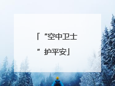 “空中卫士”护平安