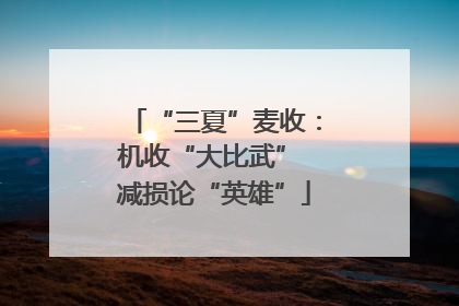 “三夏”麦收：机收“大比武” 减损论“英雄”