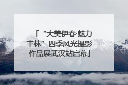 “大美伊春·魅力丰林”四季风光摄影作品展武汉站启幕