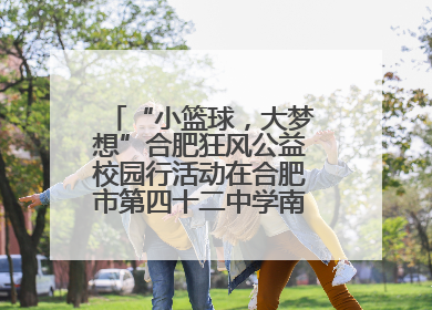 “小篮球，大梦想”合肥狂风公益校园行活动在合肥市第四十二中学南城分校圆满落幕