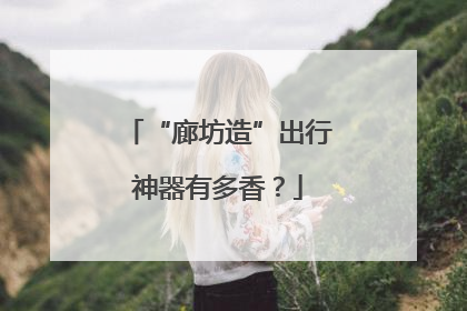 “廊坊造”出行神器有多香？