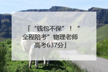 “钱包不保”！“全程陪考”物理老师高考637分