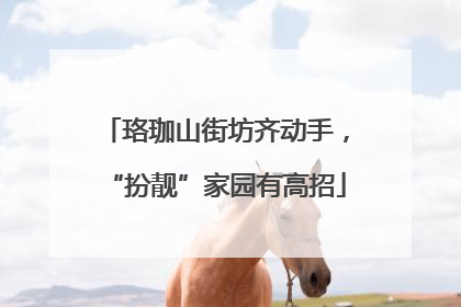 珞珈山街坊齐动手，“扮靓”家园有高招