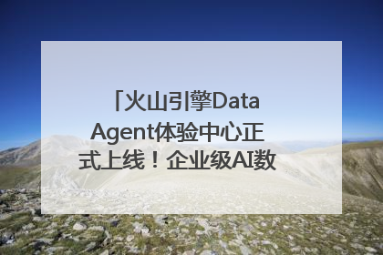 火山引擎Data Agent体验中心正式上线！企业级AI数据专家触手可及