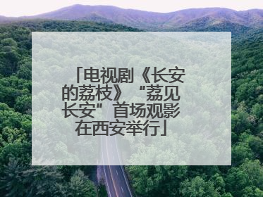 电视剧《长安的荔枝》“荔见长安”首场观影在西安举行