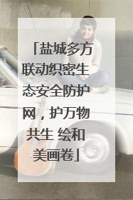 盐城多方联动织密生态安全防护网，护万物共生 绘和美画卷