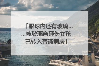 眼球内还有玻璃……被玻璃窗砸伤女孩已转入普通病房