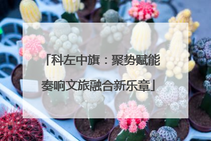 科左中旗：聚势赋能 奏响文旅融合新乐章