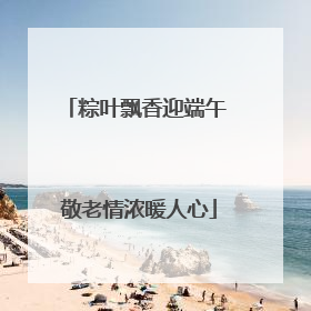 粽叶飘香迎端午 敬老情浓暖人心