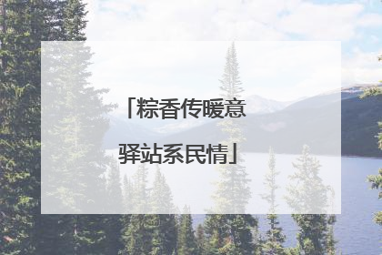 粽香传暖意 驿站系民情