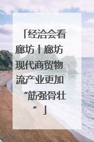 经洽会看廊坊丨廊坊现代商贸物流产业更加“筋强骨壮”