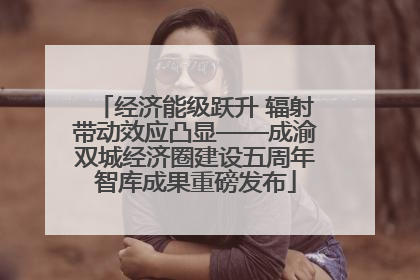 经济能级跃升 辐射带动效应凸显——成渝双城经济圈建设五周年智库成果重磅发布
