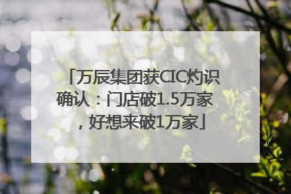 万辰集团获CIC灼识确认：门店破1.5万家，好想来破1万家