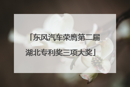 东风汽车荣膺第二届湖北专利奖三项大奖