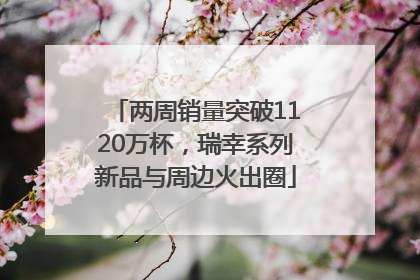 两周销量突破1120万杯，瑞幸系列新品与周边火出圈