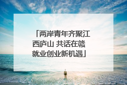 两岸青年齐聚江西庐山 共话在赣就业创业新机遇