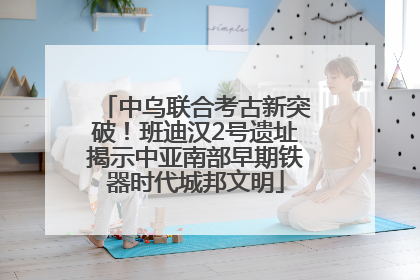中乌联合考古新突破！班迪汉2号遗址揭示中亚南部早期铁器时代城邦文明