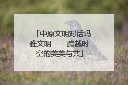 中原文明对话玛雅文明——跨越时空的美美与共