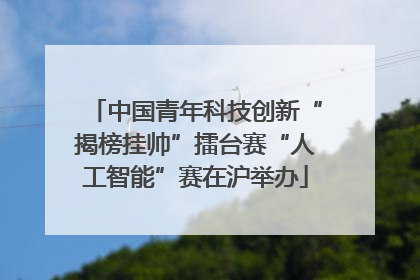 中国青年科技创新“揭榜挂帅”擂台赛“人工智能”赛在沪举办