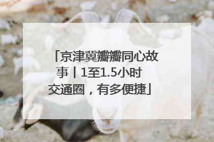 京津冀瓣瓣同心故事丨1至1.5小时交通圈，有多便捷