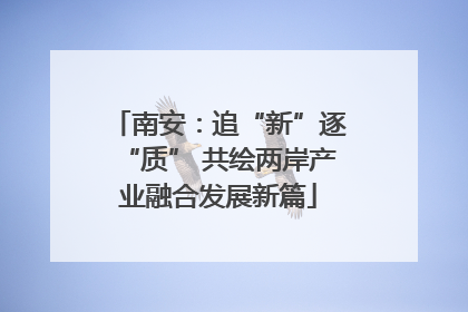 南安：追“新”逐“质” 共绘两岸产业融合发展新篇