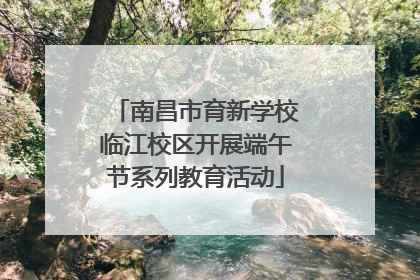 南昌市育新学校临江校区开展端午节系列教育活动