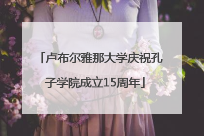 卢布尔雅那大学庆祝孔子学院成立15周年