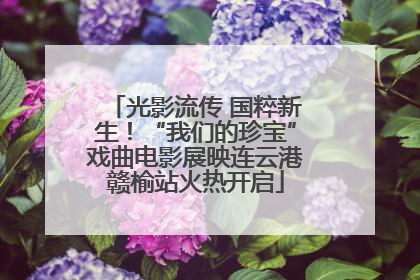 光影流传 国粹新生！“我们的珍宝”戏曲电影展映连云港赣榆站火热开启