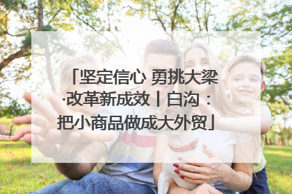 坚定信心 勇挑大梁·改革新成效丨白沟：把小商品做成大外贸