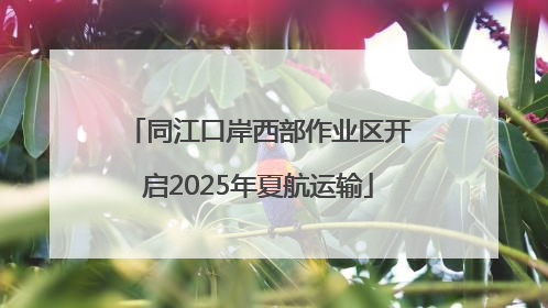 同江口岸西部作业区开启2025年夏航运输