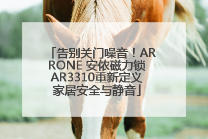 告别关门噪音！ARRONE 安侬磁力锁AR3310重新定义家居安全与静音