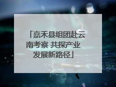 嘉禾县组团赴云南考察 共探产业发展新路径