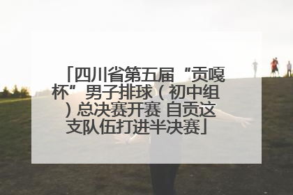 四川省第五届“贡嘎杯”男子排球（初中组）总决赛开赛 自贡这支队伍打进半决赛