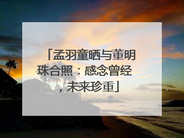 孟羽童晒与董明珠合照：感念曾经，未来珍重