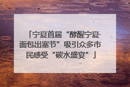 宁夏首届“酵醒宁夏·面包出塞节”吸引众多市民感受“碳水盛宴”
