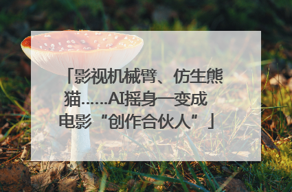 影视机械臂、仿生熊猫……AI摇身一变成电影“创作合伙人”