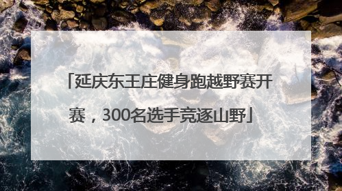 延庆东王庄健身跑越野赛开赛，300名选手竞逐山野