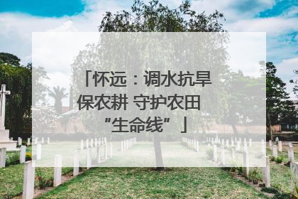 怀远：调水抗旱保农耕 守护农田 “生命线”