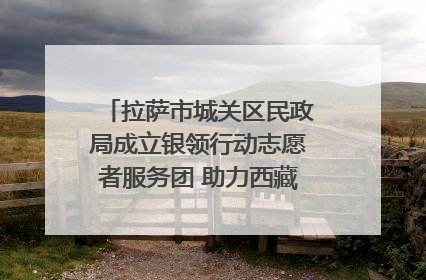 拉萨市城关区民政局成立银领行动志愿者服务团 助力西藏银发经济发展