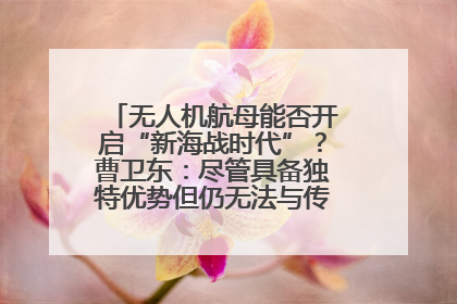 无人机航母能否开启“新海战时代”？曹卫东：尽管具备独特优势但仍无法与传统航母相提并论