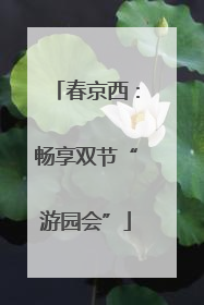 春京西：畅享双节“游园会”
