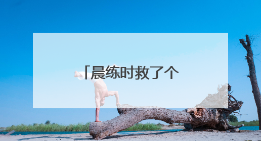 晨练时救了个人，完事还比了个“耶”～真棒！天津王大爷