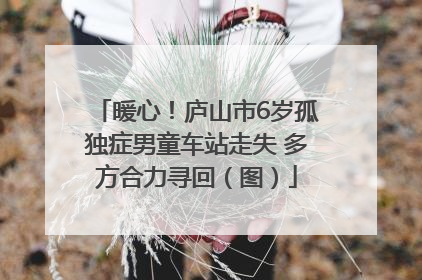 暖心！庐山市6岁孤独症男童车站走失 多方合力寻回（图）