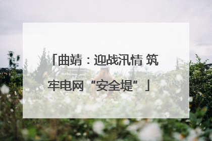 曲靖：迎战汛情 筑牢电网“安全堤”