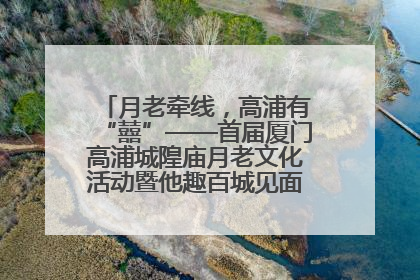 月老牵线，高浦有“囍”——首届厦门高浦城隍庙月老文化活动暨他趣百城见面会隆重举办