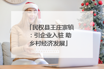 民权县王庄寨镇：引企业入驻 助乡村经济发展