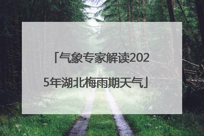 气象专家解读2025年湖北梅雨期天气