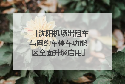 沈阳机场出租车与网约车停车功能区全面升级启用