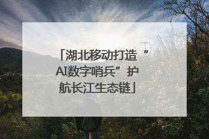 湖北移动打造“AI数字哨兵”护航长江生态链
