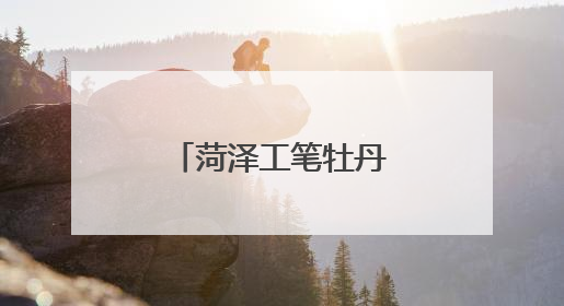菏泽工笔牡丹小品远销海外